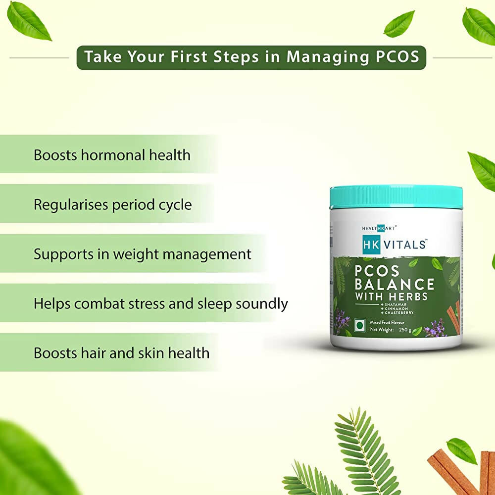 HK Vitals PCOS Balance with Herbs-Mixed Fruit | Grocsy