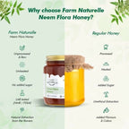 Farm Naturelle Neem Flora Honey – Pure, Raw & Natural Honey for Health | Grocsy