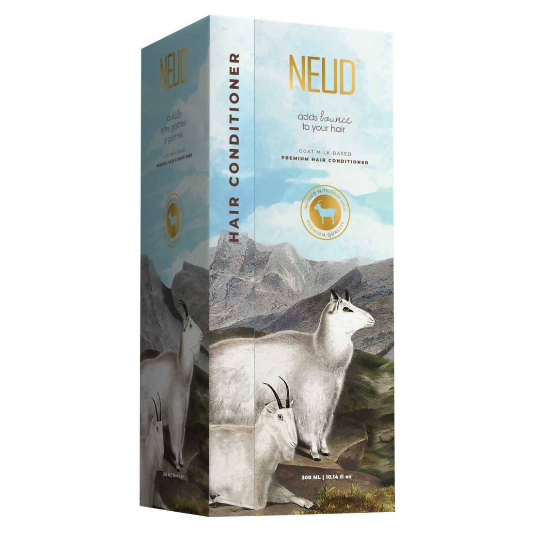 Neud Goat Milk Based Premium Hair Conditioner | Grocsy