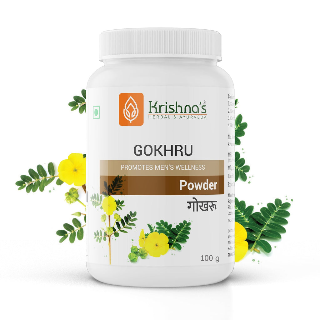 Krishna'S Herbal & Ayurveda Gokhru Powder | Grocsy