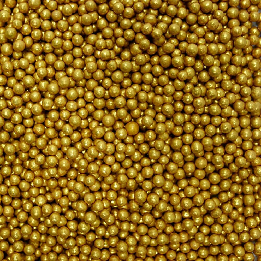 Confect Gold Disco Balls Sprinkles 3 MM | Grocsy