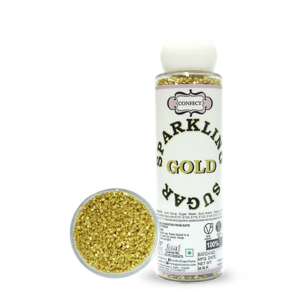 Confect Gold | Sparkling Sugar | Grocsy