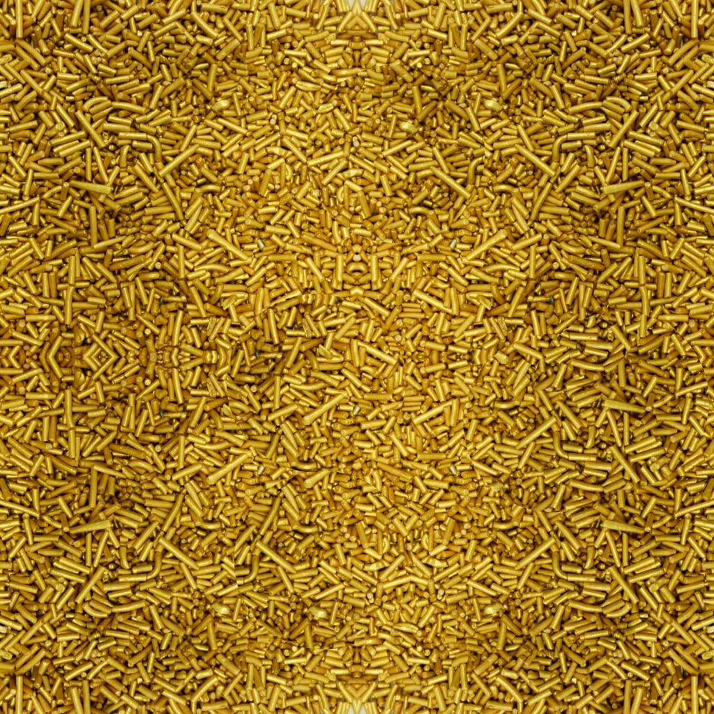 Confect Gold Vermicelli Sprinkles | Grocsy