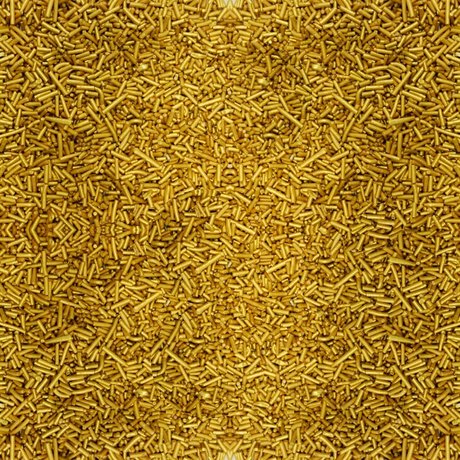Confect Gold Vermicelli Sprinkles | Grocsy
