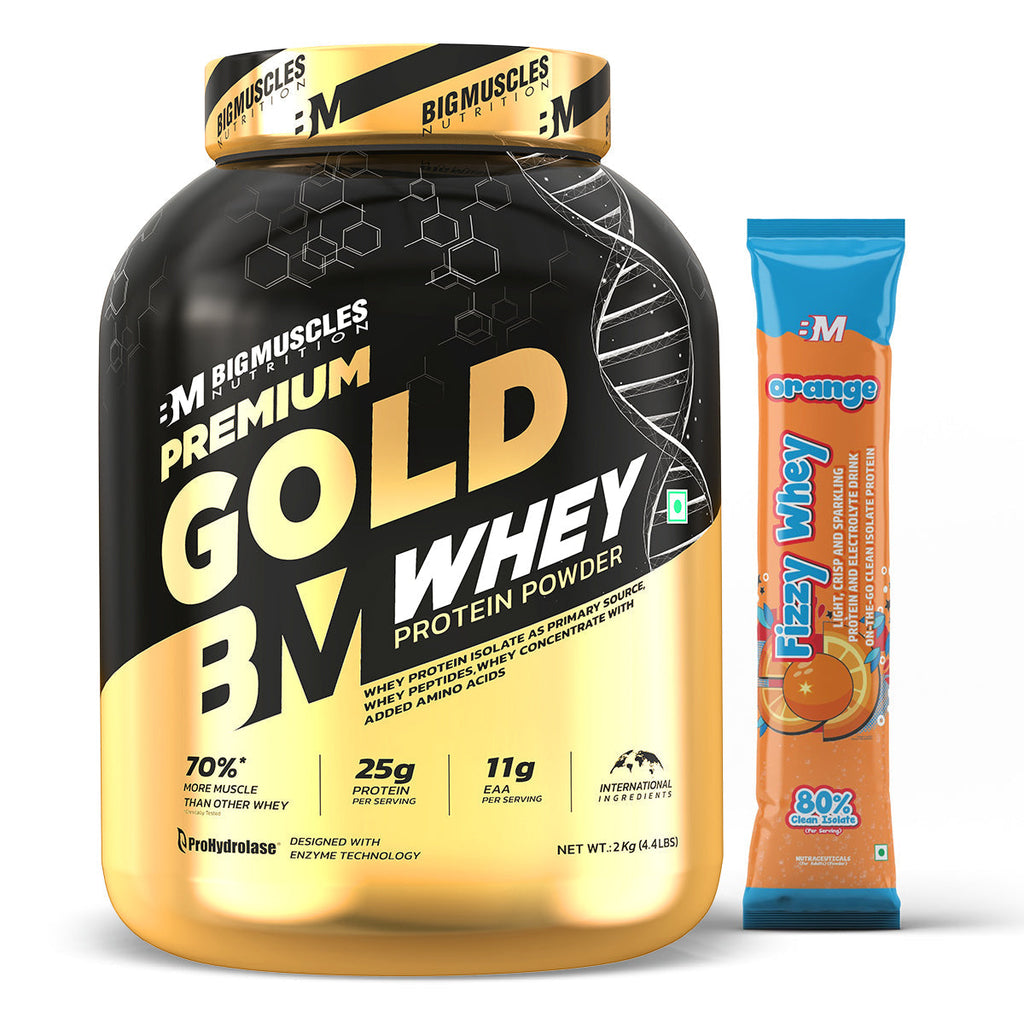 Big Muscles Nutrition Premium Gold Whey Protein | Grocsy