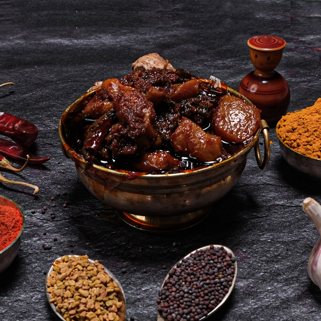 Madhura Pickles Gongura Chicken Pickle | Grocsy