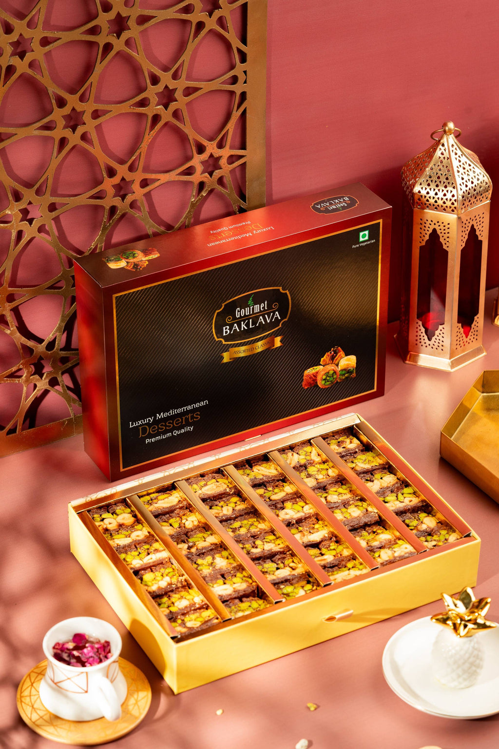 Gourmet Baklava Chocolate Dry Fruit Baklava | Grocsy