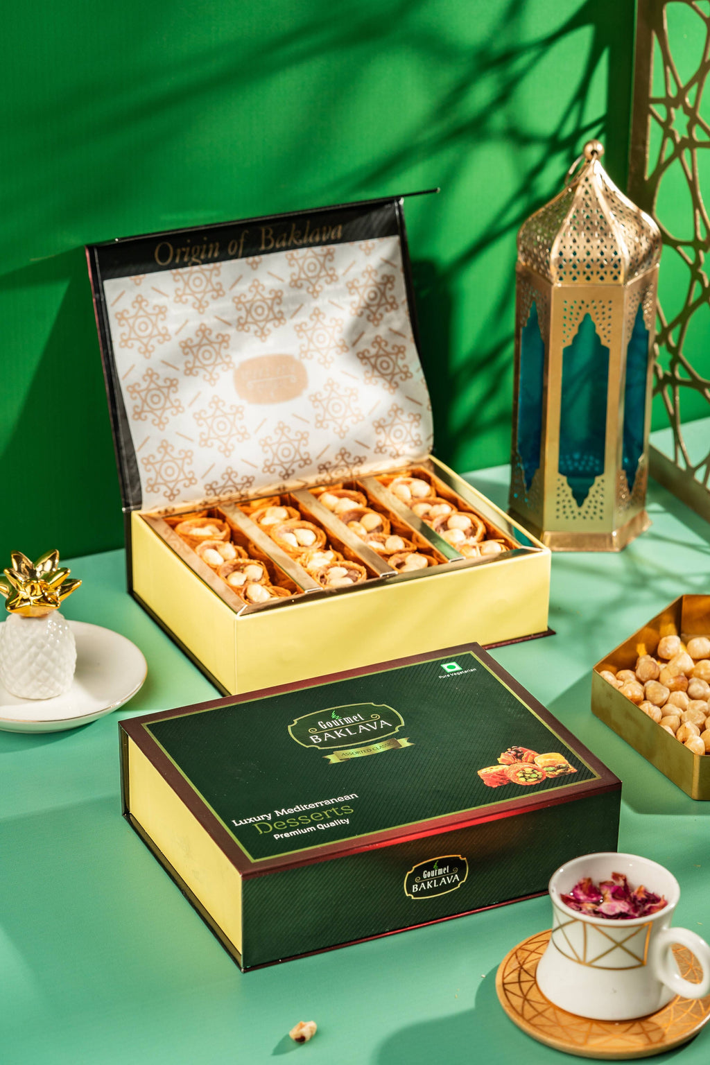 Gourmet Baklava Decadent Hazelnut Nest Baklava | Grocsy