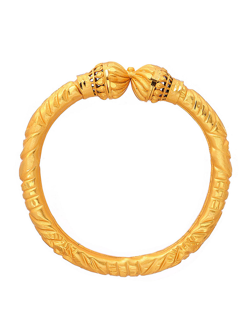 Ruby Raang Golden Bangle | Grocsy