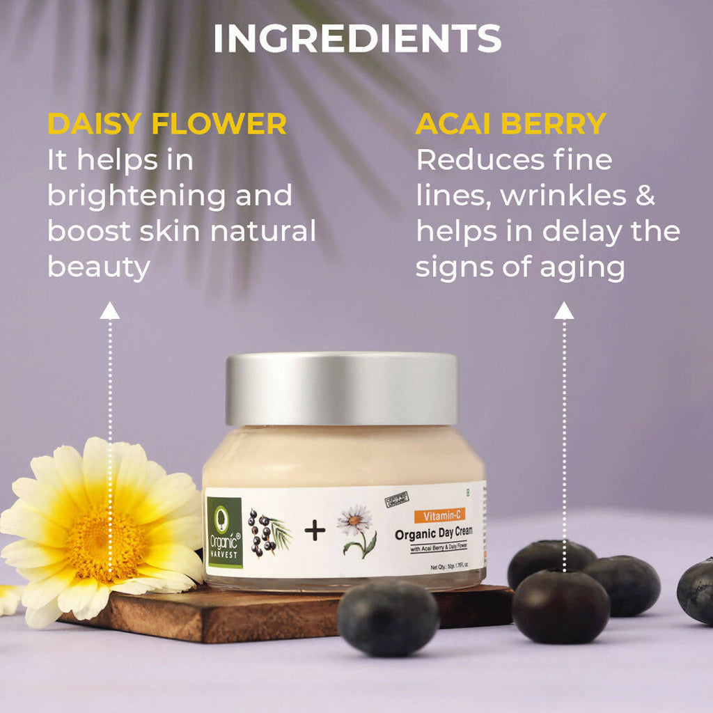 Organic Harvest Vitamin C Organic Day Cream | Grocsy