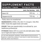 Inlife Neem Oil Peppermint Oil Capsules | Grocsy