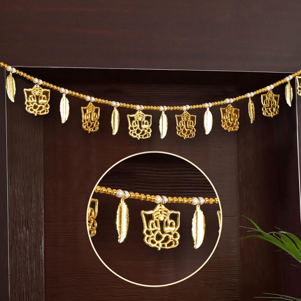 Tied Ribbons Torans - Golden | Grocsy