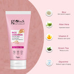 Globus Naturals Rice Ceramide Peel Off Mask, For Korean Glass Skin | Grocsy