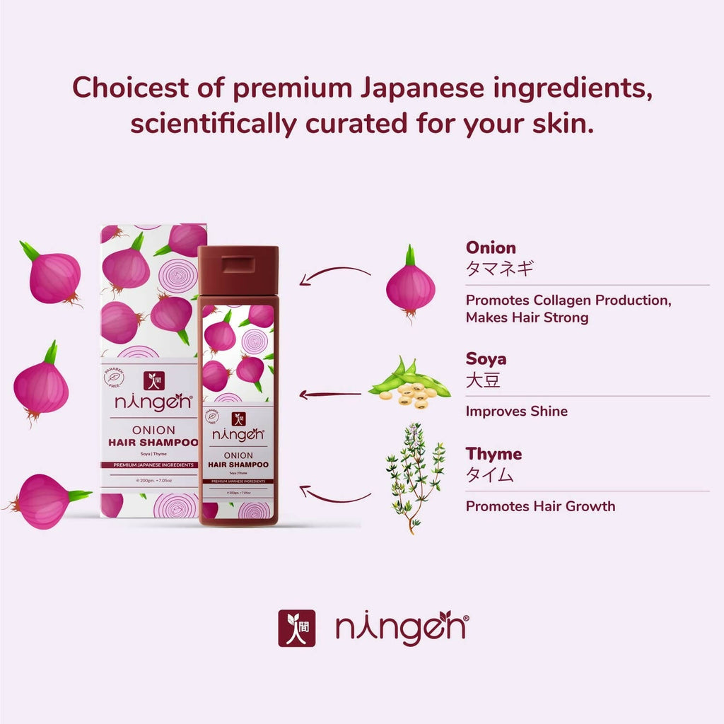 Ningen Onion Hair Shampoo | Grocsy