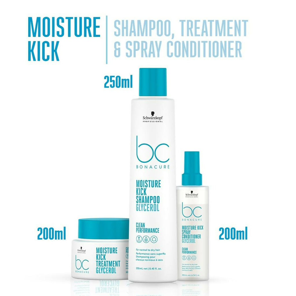 Schwarzkopf Professional New Bonacure Moisture Kick Range Clean Combo | Grocsy