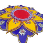 Kundan HandiKrafts Marble Acrylic Multi Color Rangoli | Grocsy