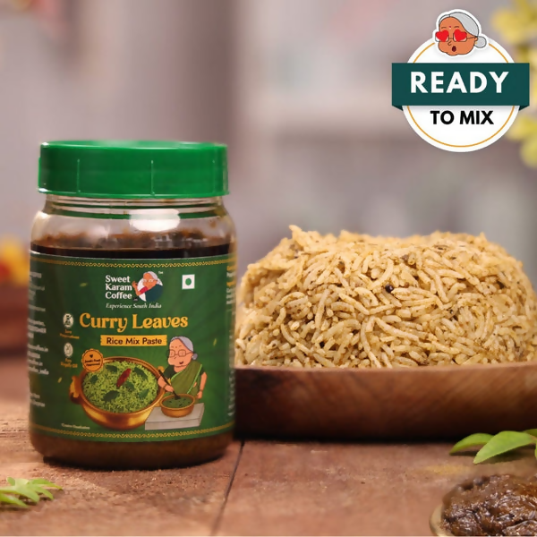 Sweet Karam Coffee Curry Leaves Rice Mix Paste (Ready in Minutes) | Grocsy