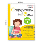Grade 1 Ultimate English Combo Practice Workbooks Set of 4: Grammar, Writing Skills, Olympiad Prep, and Gear Up English| Ages 6-7 Years | Grocsy