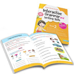 Grade 2 Ultimate English Combo Practice Workbooks Set of 4: Grammar, Writing Skills, Olympiad Prep, and Gear Up English| Ages 7-8 Years | Grocsy