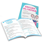 Grade 3 Ultimate English Combo Practice Workbooks Set of 4: Grammar, Writing Skills, Olympiad Prep, and Gear Up English| Ages 8-9 Years | Grocsy