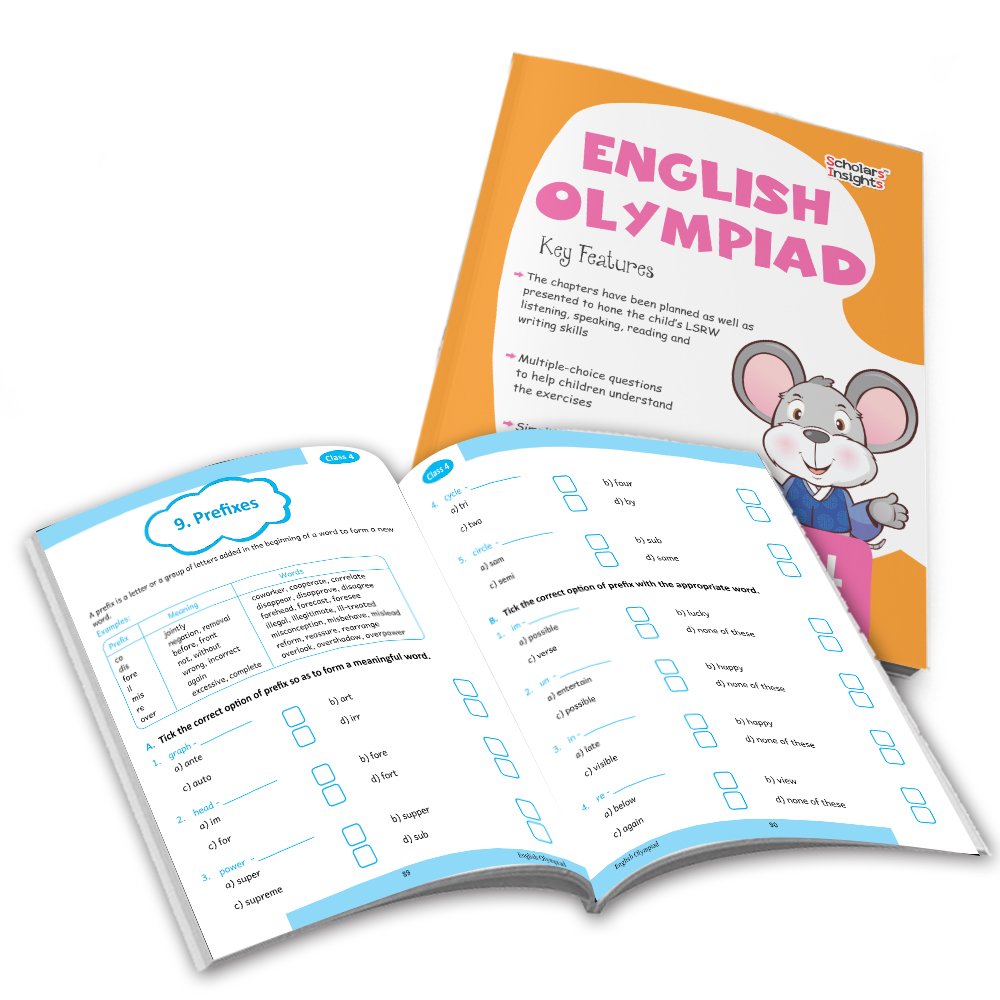Grade 4 Ultimate English Combo Practice Workbooks Set of 4: NEP Based Interactive Grammar & Writing Skills, Olympiad Prep| Ages 8-10 Years | Grocsy