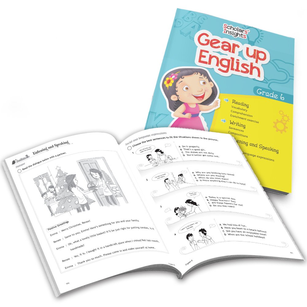 Grade 6 Ultimate English Combo Practice Workbooks Set of 3: NEP based Grammar, Writing Skills, Olympiad Prep, and Gear Up English| Ages 11-12 Years | Grocsy