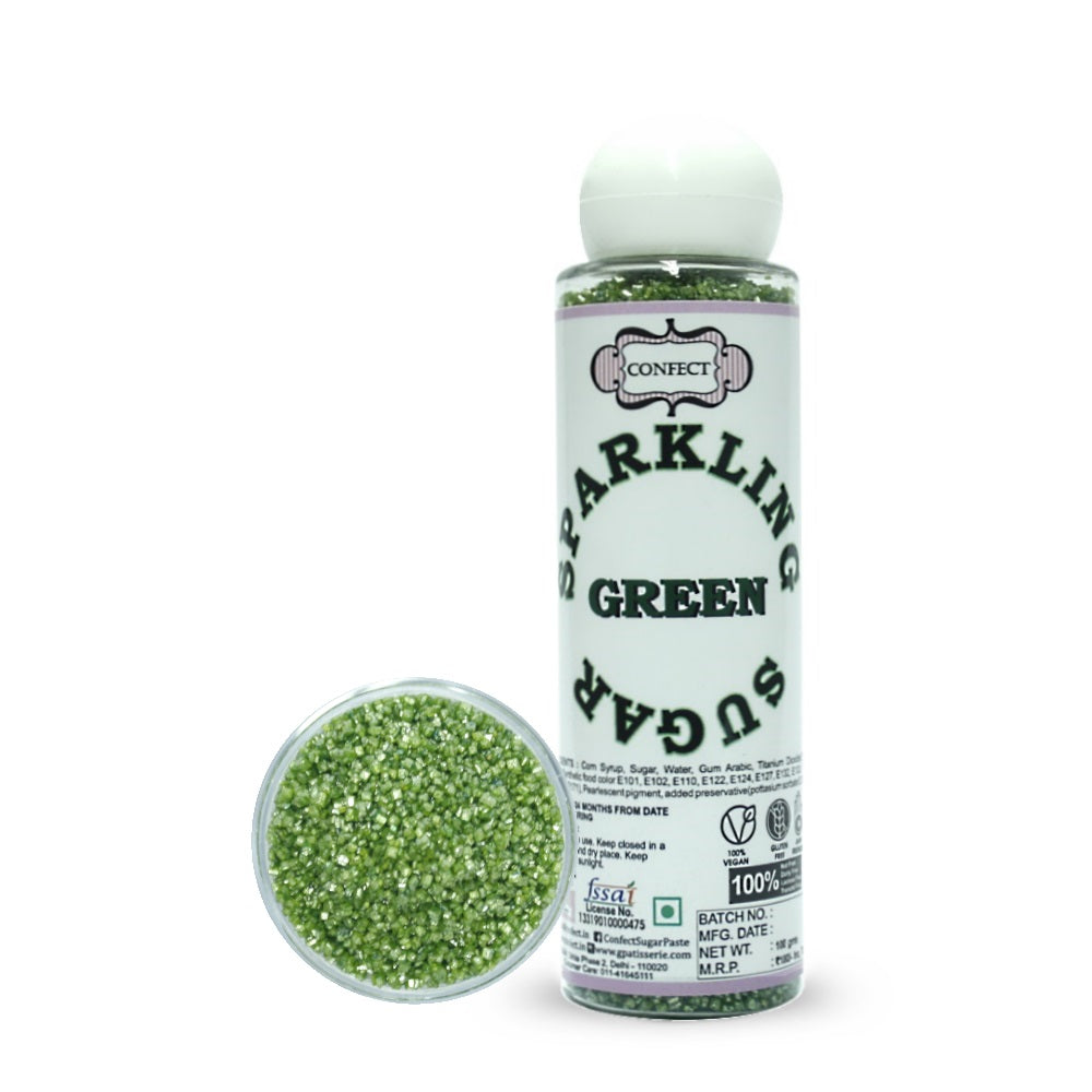 Confect Green | Sparkling Sugar | Grocsy
