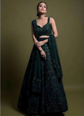Lehenga Mart Designer Wedding Lehenga Choli For Women - Green | Grocsy