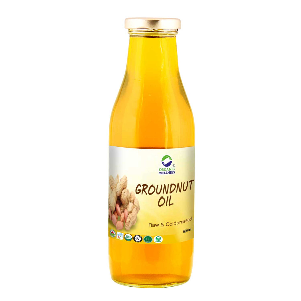 Organic Wellness Ow'meal Groundnut Oil Raw & Cold Pressed | Grocsy