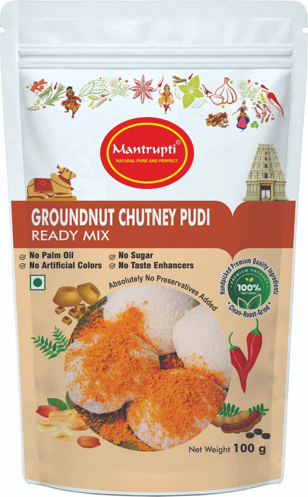 Mantrupti Groundnut / Shenga Chutney Powder | Grocsy