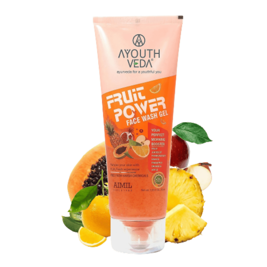 Ayouthveda Fruit Power Face Wash Gel | Grocsy