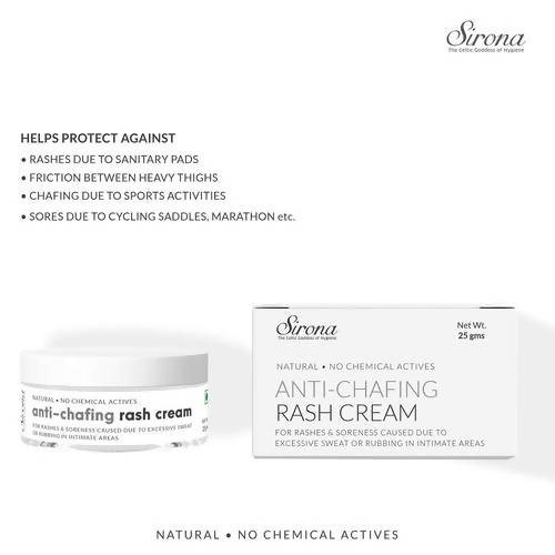 Sirona Intimate Wash & Rash Cream Combo | Grocsy