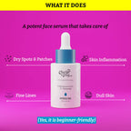 Chemist At Play Hydrating Face Serum For Dry, Normal & Oily Skin, Provides Plump & Radiant-Looking Skin | Grocsy