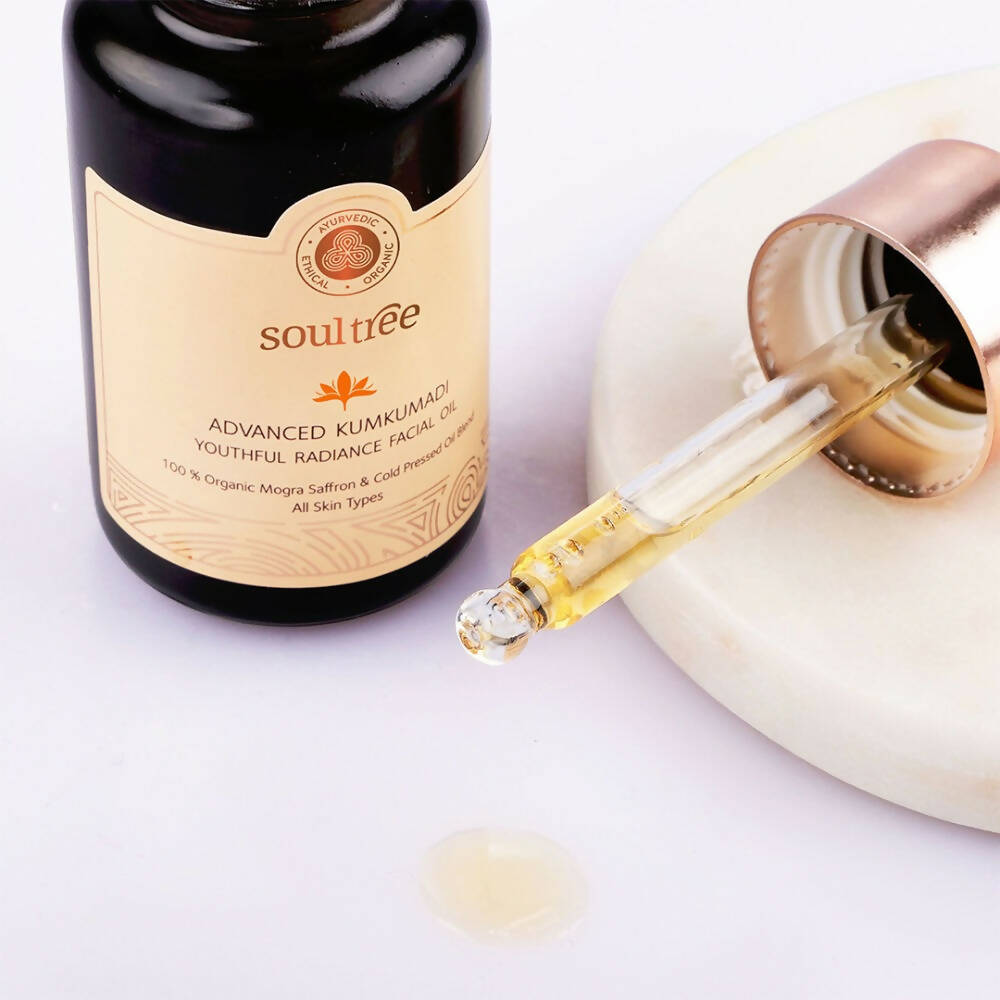 Soultree Advanced Kumkumadi Youthful Radiance Facial Oil | Grocsy