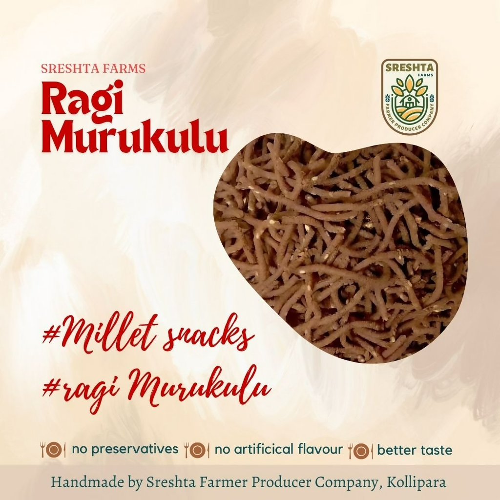 Sreshta Farms Ragi Murukulu | Grocsy