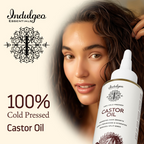Indulgeo Essentials Cold Pressed Castor Oil For Hair Growth | Grocsy