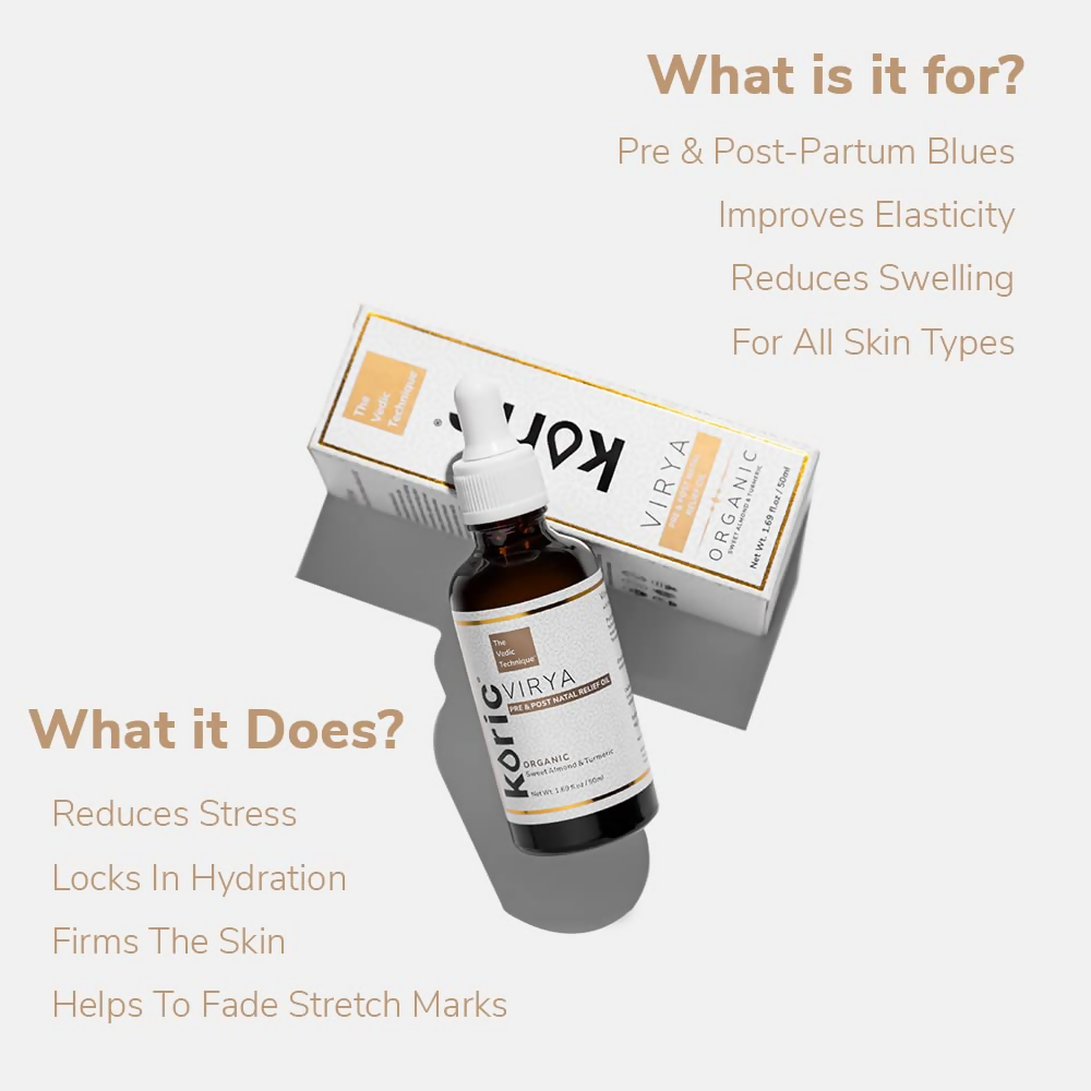 Koric Virya, Pre & Post Natal Relief Oil | Grocsy