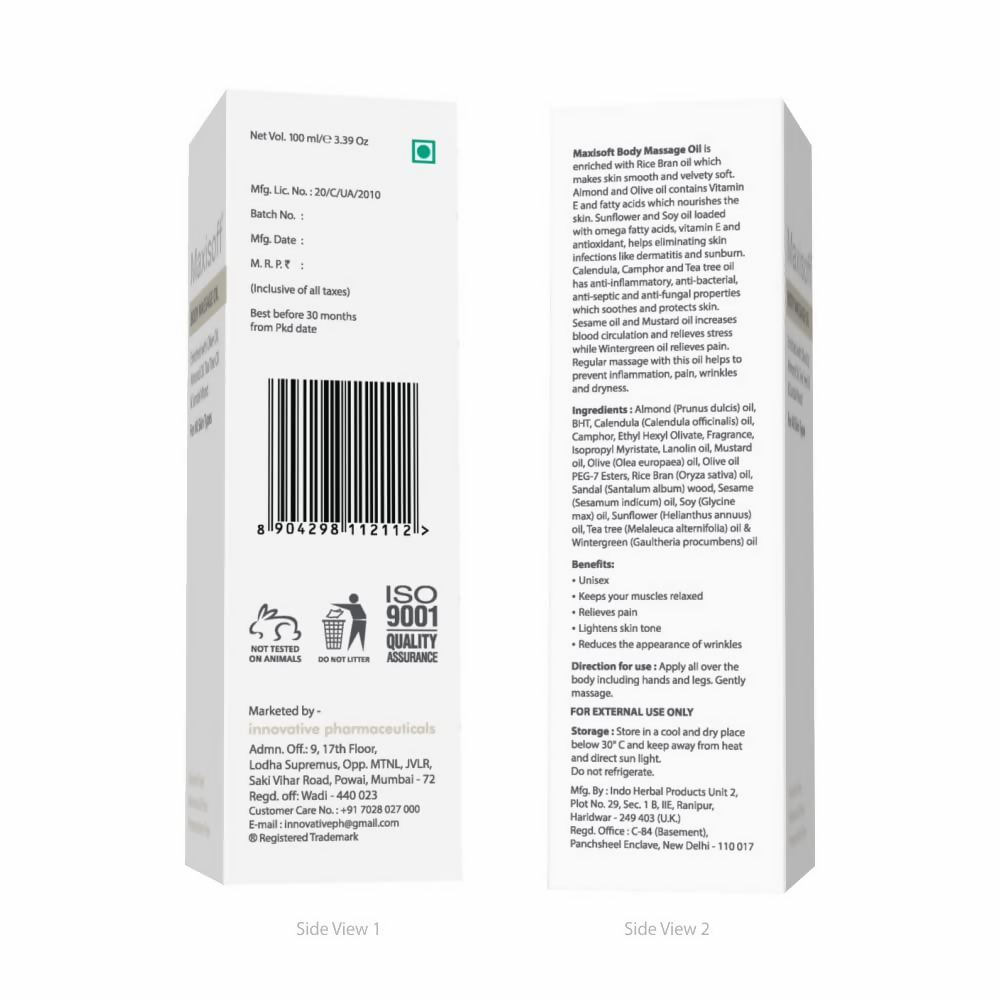 Maxisoft Body Massage Oil | Grocsy