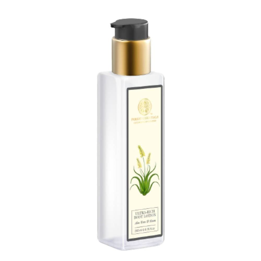 Forest Essentials Aloe Vera & Neem Ultra-Rich Body Lotion | Grocsy