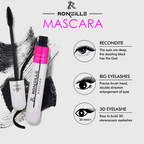 Ronzille Waterproof And Smudgeproof Two In One Mascara | Grocsy