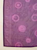 The52 Women's Gorgeous Rayon Embroidery Straight Kurta with Pant And Dupatta Set-Purple | Grocsy