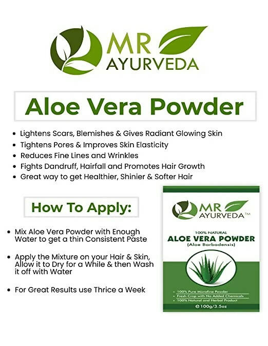MR Ayurveda Aloe Vera Powder | Grocsy