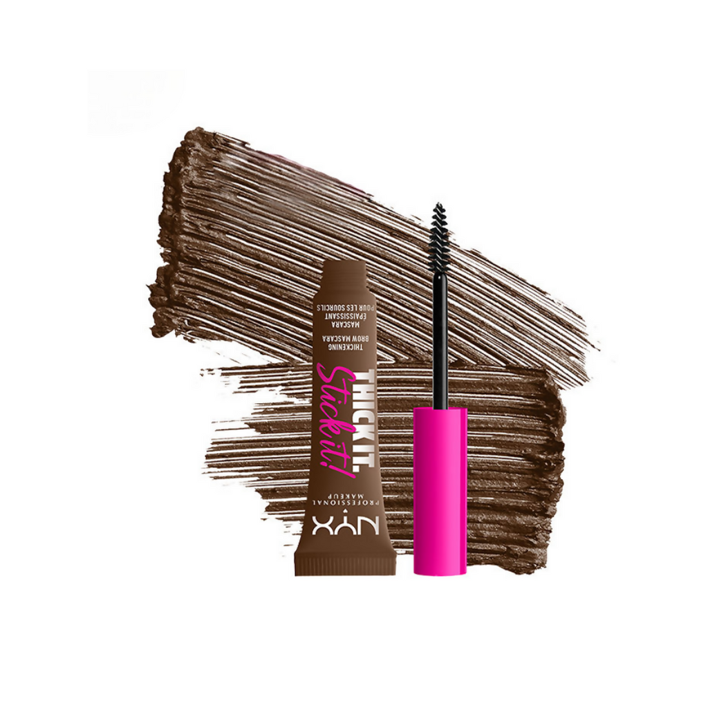 NYX Professional Makeup Thick It Stick It Brow Mascara - Brunette | Grocsy