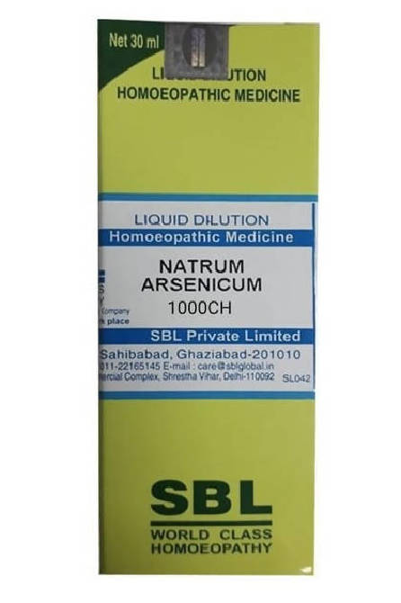 SBL Homeopathy Natrum Arsenicum Dilution | Grocsy
