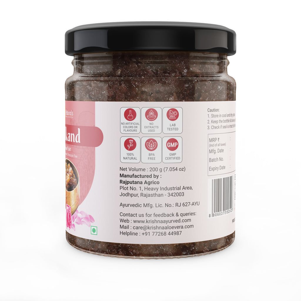Krishna'S Herbal & Ayurveda Gulkand | Grocsy