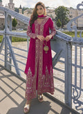 Vegaa Fashion Fashion Pink Embroidered Pakistani Designer salwar suit | Grocsy