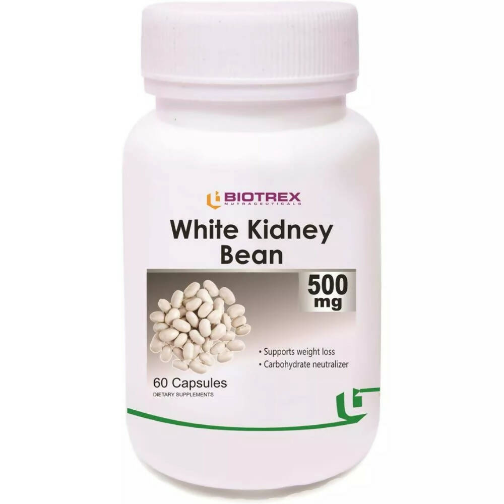 Biotrex White Kidney Bean Extract 500mg Capsules | Grocsy