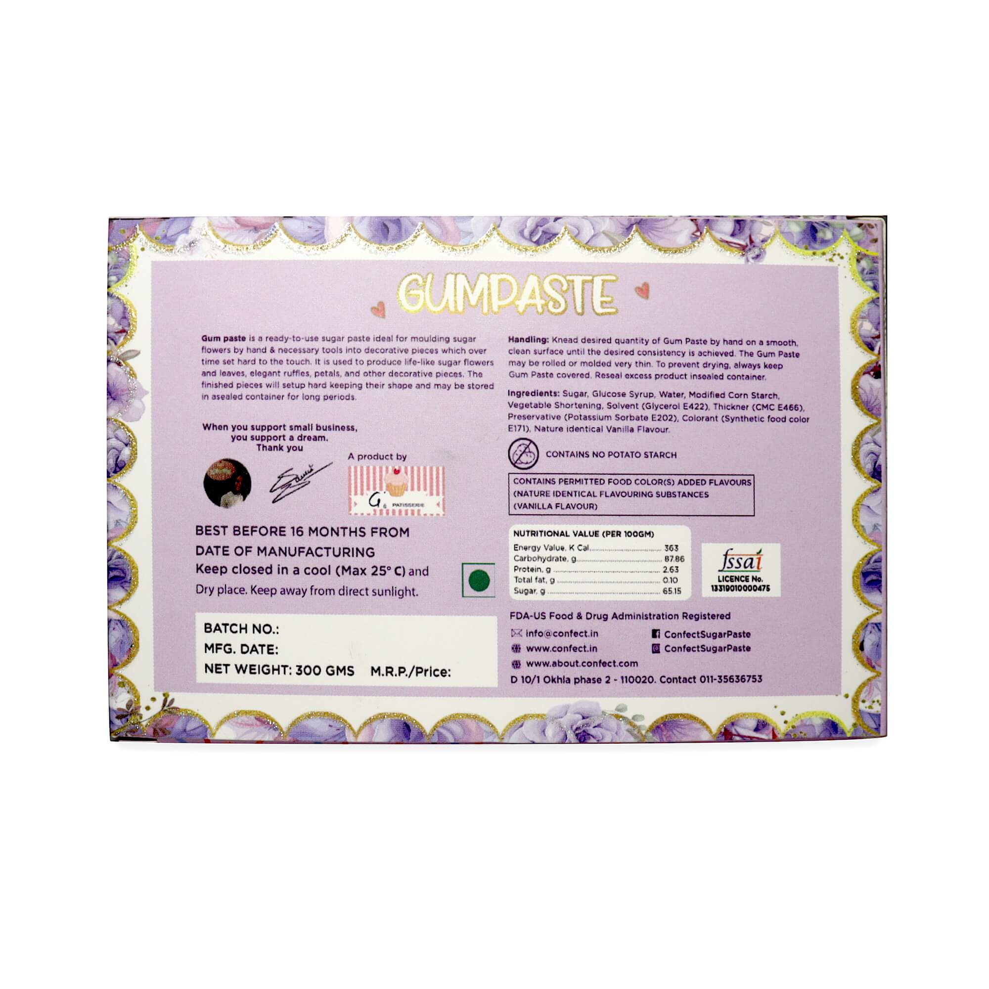 Confect Gum Paste Multipack 1 | Grocsy