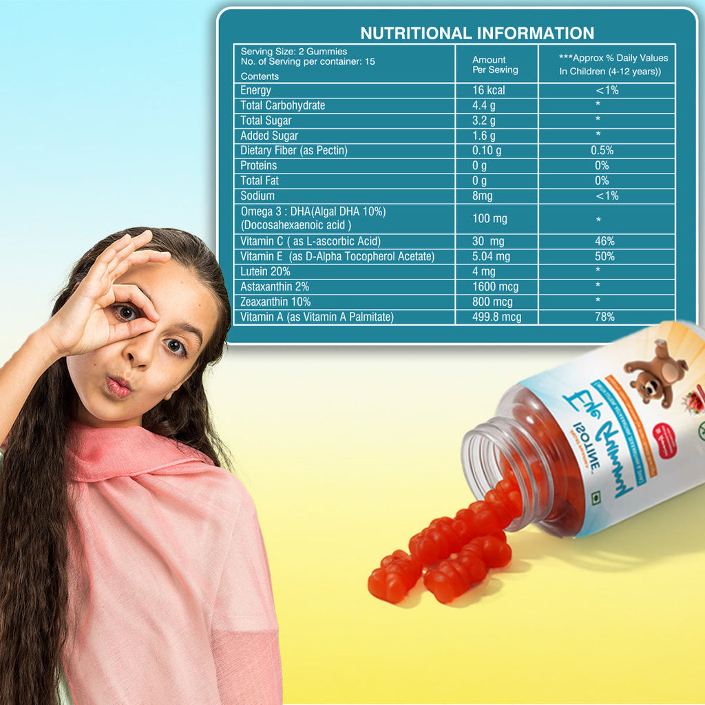 Jagat Pharma Isotine Eye Gummy for Kids | Grocsy