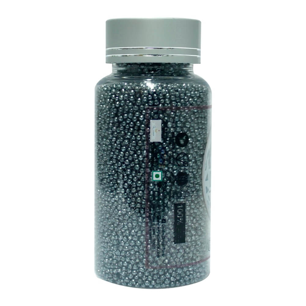 Confect Gun Metal Disco Balls Sprinkles 2 MM | Grocsy